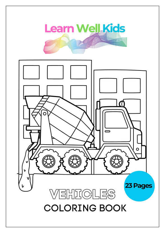 Vroom & Zoom: Vehicle Coloring Book